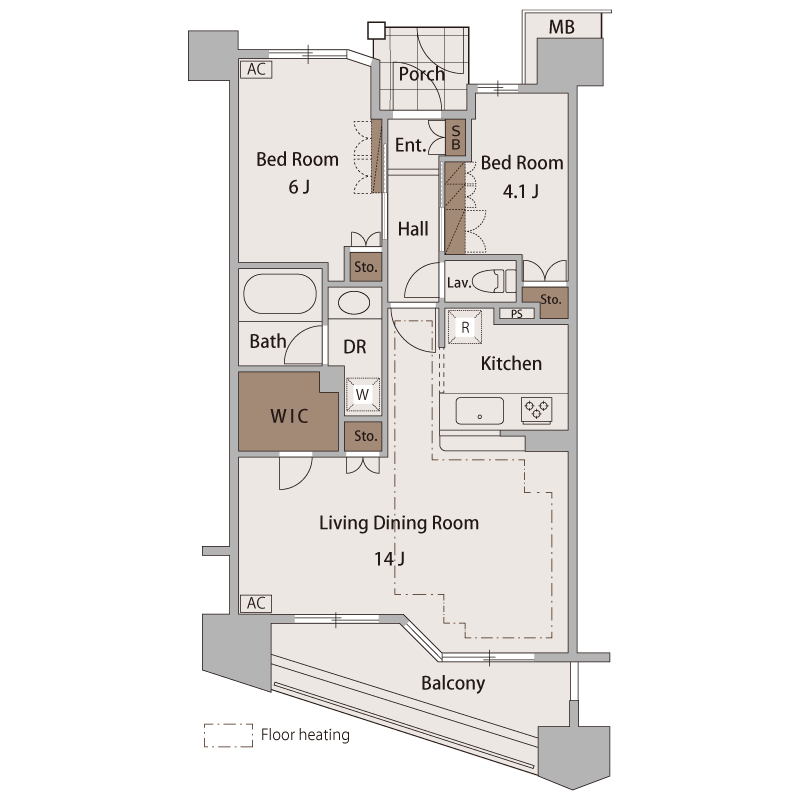マンション間取り図