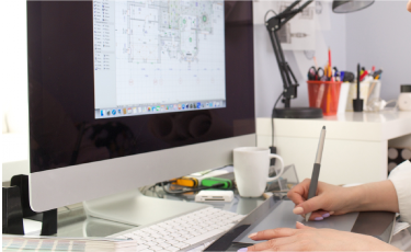 イラストレーターで間取りを作成